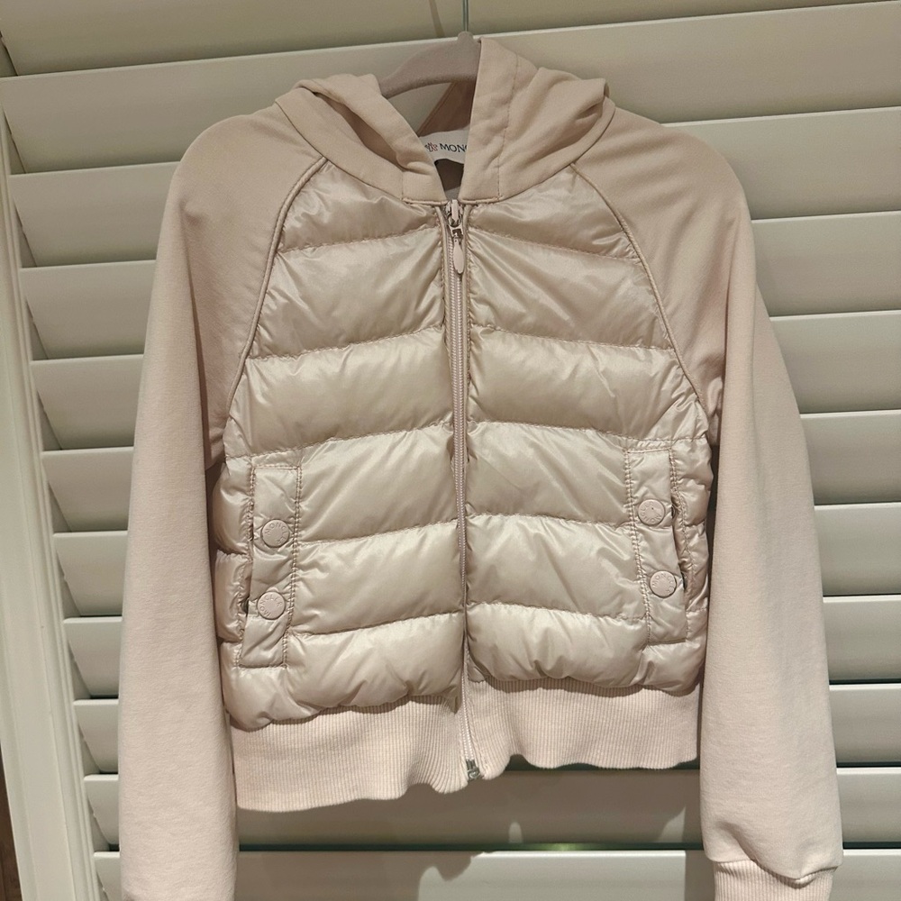 MONCLER girls sweater with down Size 5